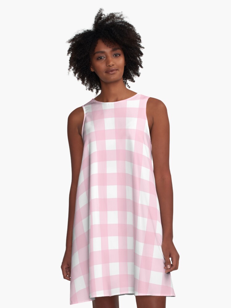 Robe vichy rose cheap