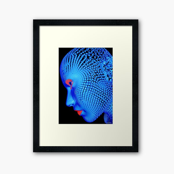 The Face Gerahmter Kunstdruck