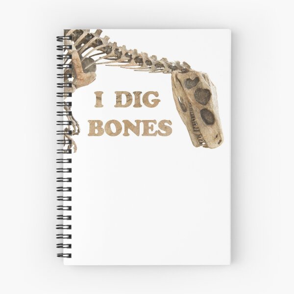 Item preview, "I Dig Bones" Dinosaur Skeleton designed and sold by MFinbowDesign.
