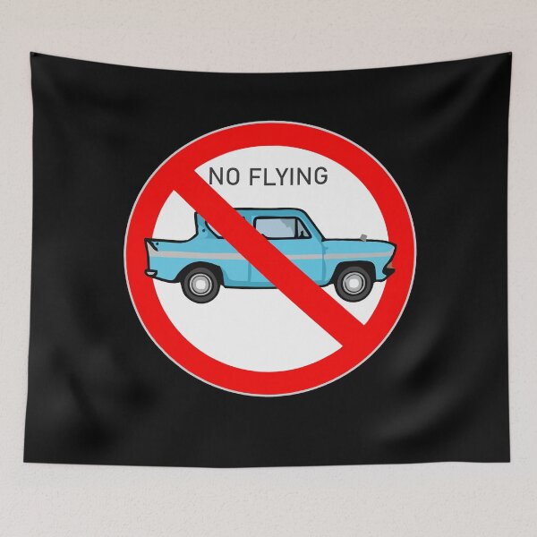 Item preview, No Flying Potter designed and sold by rafaelwolf.