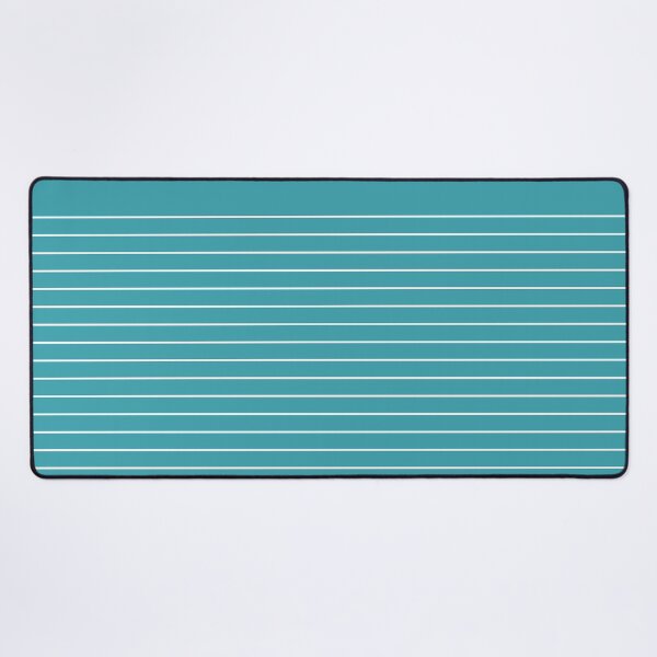Item preview, White line in turquoise designed and sold by Miss Striped.