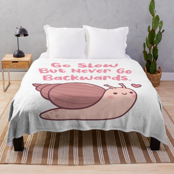 Item preview, Cute Snail Go Slow But Never Go Backwards designed and sold by rustydoodle.