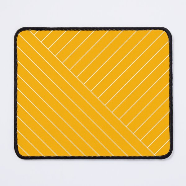 Item preview, Abstract geometric lines yellow designed and sold by Miss Striped.