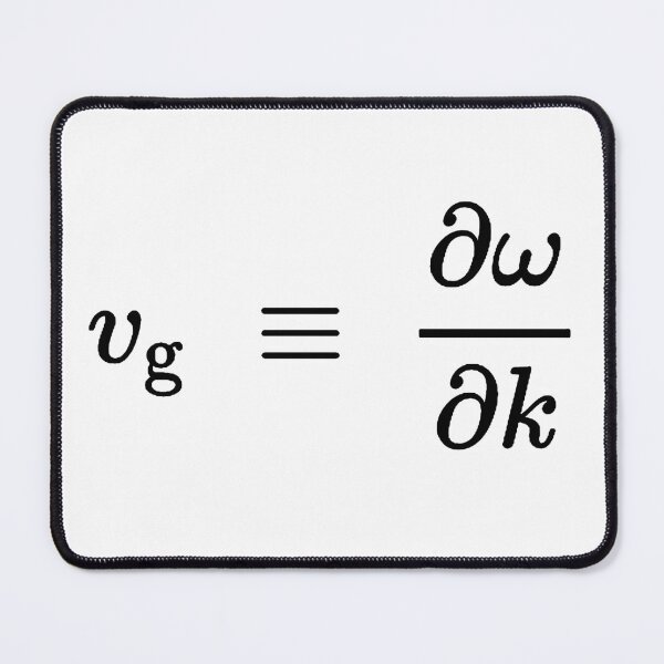 Item preview, Group velocity of wave packets designed and sold by NoetherSym.