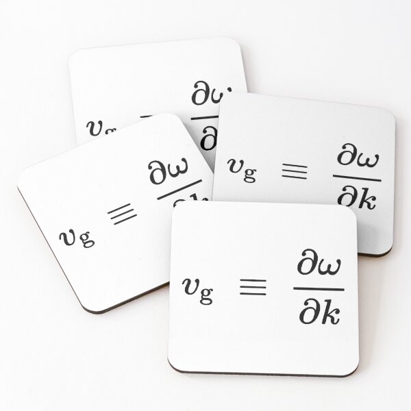 Item preview, Group velocity of wave packets designed and sold by NoetherSym.