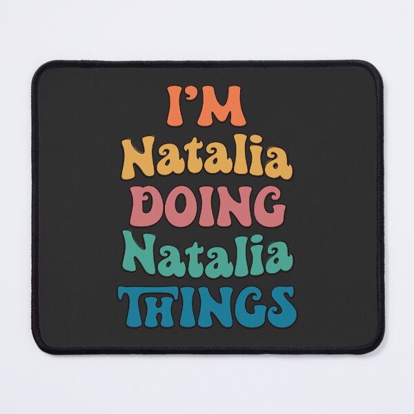 Item preview, Natalia Funny Retro First Name designed and sold by Americandude.