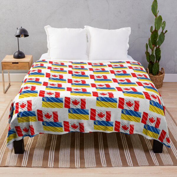 Item preview, Ukraine Canada, Ukraine emblem, Canadian Ukrainian flag designed and sold by PrintGood.