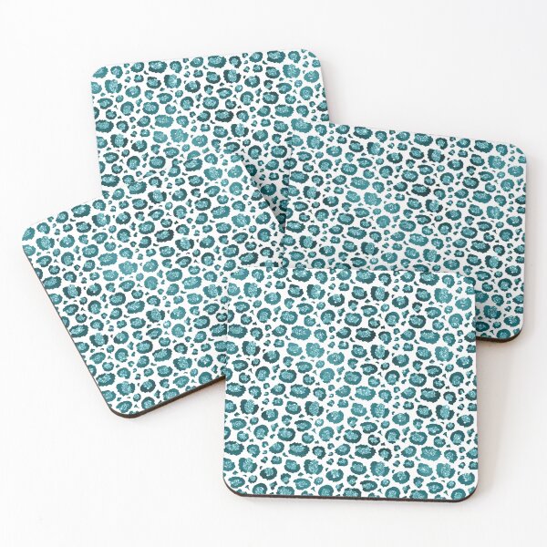 Item preview, Turquoise Sparkle Leopard Print  designed and sold by DirtyAngelFace Shop.