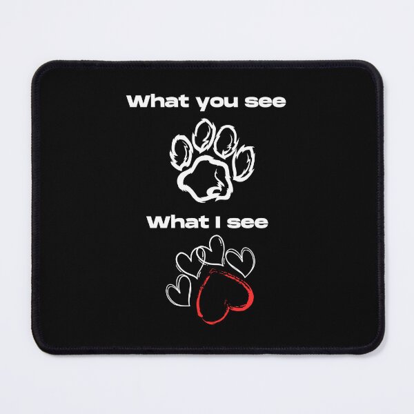 Item preview, A love dogs design. dog love explained with paws designed and sold by MayaAndNora.