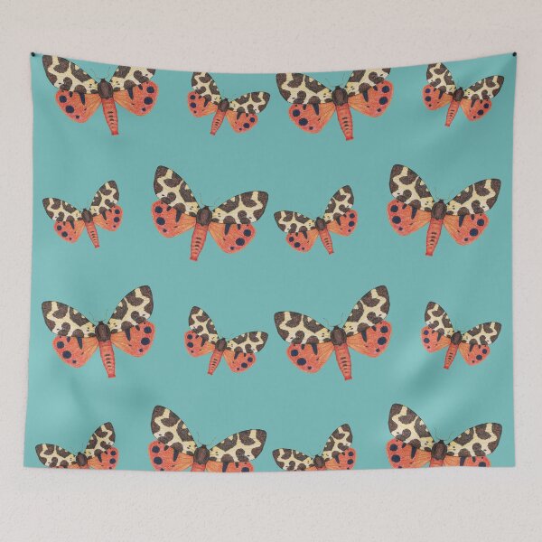 Item preview, Garden tiger moth pattern designed and sold by Bwiselizzy.
