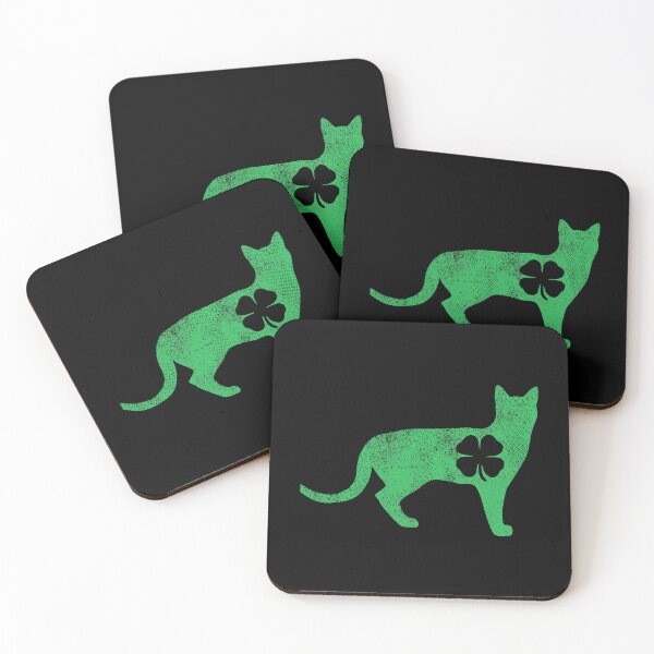 Item preview, St Patricks Day Shamrock Cat Irish Catricks Cattys designed and sold by HardiKel.