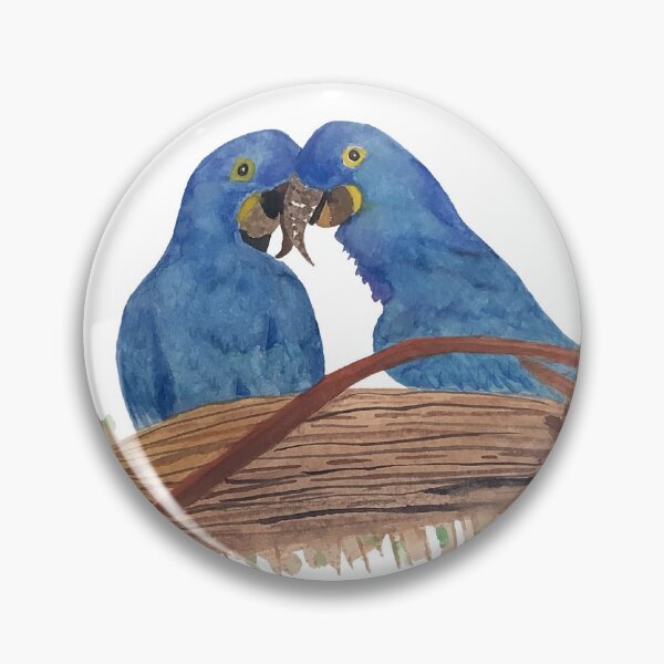 Item preview, Beautiful couple of birds in watercolor designed and sold by altairaleon.