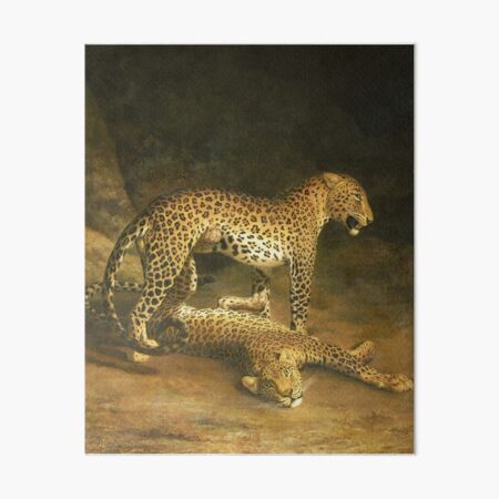 Item preview, Jacques Laurent Agasse - Two Leopards Lying In The Exeter Exchange designed and sold by artcenter.