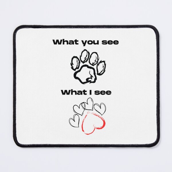 Item preview, A love dogs design. dog love explained with paws designed and sold by MayaAndNora.