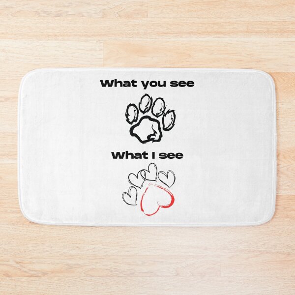Item preview, A love dogs design. dog love explained with paws designed and sold by MayaAndNora.