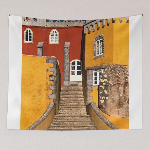 Item preview, Up The Stairs At The Palacio Nacional Da Pena - 1 ©  designed and sold by © Hany G. Jadaa © Prince John Photography.