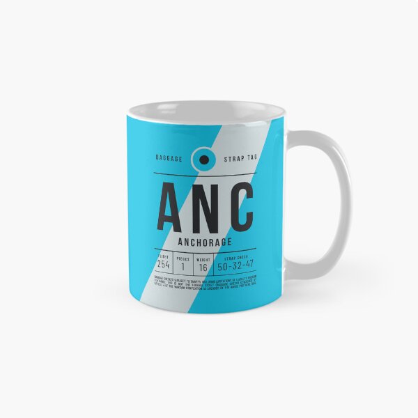 Item preview, Luggage Tag E - ANC Anchorage Alaska USA designed and sold by VoodooCircus.