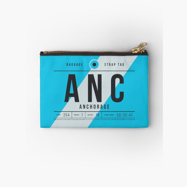 Item preview, Luggage Tag E - ANC Anchorage Alaska USA designed and sold by VoodooCircus.