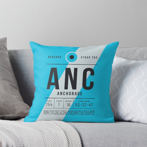 Item preview, Luggage Tag E - ANC Anchorage Alaska USA designed and sold by VoodooCircus.
