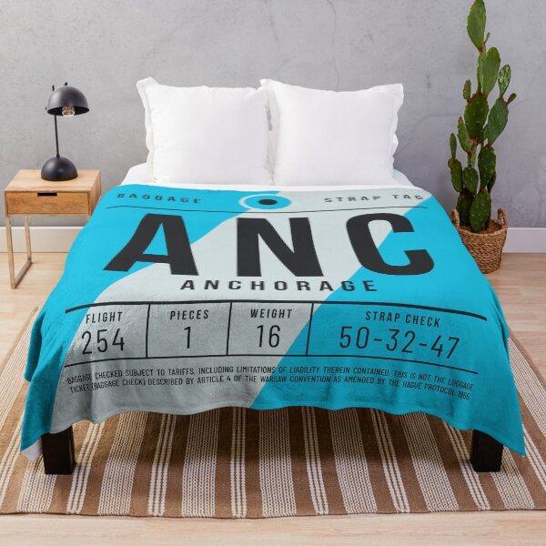 Item preview, Luggage Tag E - ANC Anchorage Alaska USA designed and sold by VoodooCircus.