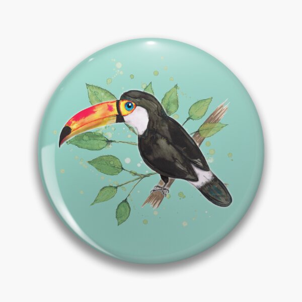 Item preview, Toco toucan watercolor painting designed and sold by Bwiselizzy.