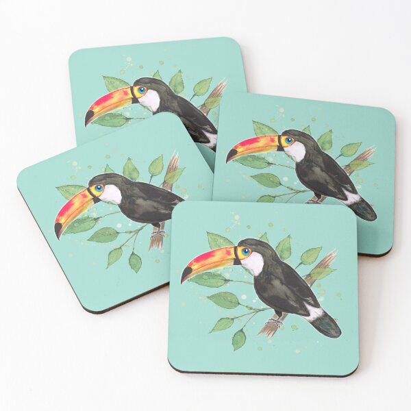 Item preview, Toco toucan watercolor painting designed and sold by Bwiselizzy.