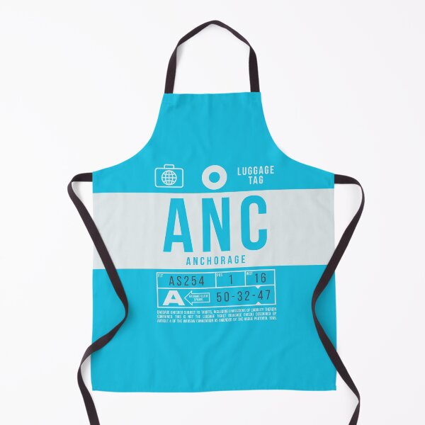 Item preview, Luggage Tag B - ANC Anchorage Alaska USA designed and sold by VoodooCircus.