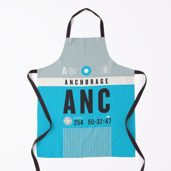 Item preview, Luggage Tag A - ANC Anchorage Alaska USA designed and sold by VoodooCircus.