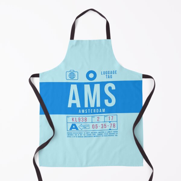 Item preview, Luggage Tag B - AMS Amsterdam Netherlands designed and sold by VoodooCircus.