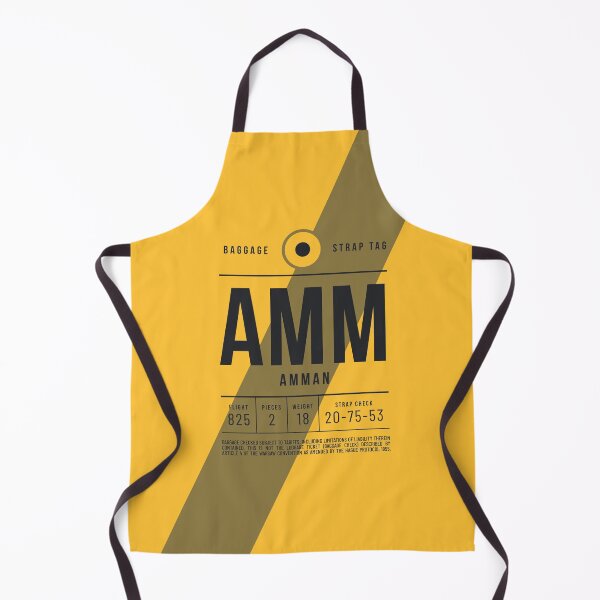 Item preview, Luggage Tag E - AMM Amman Jordan designed and sold by VoodooCircus.