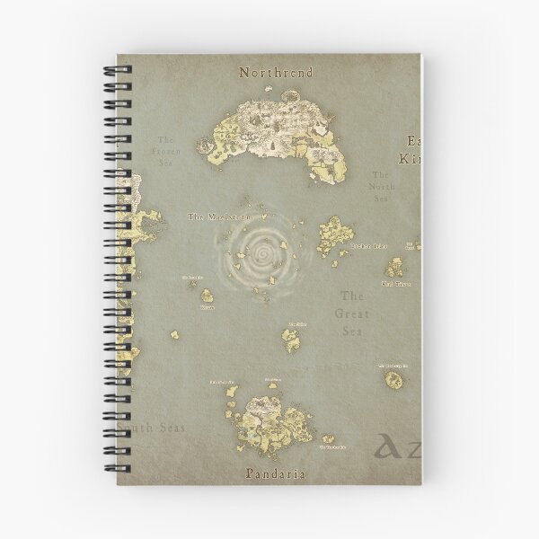 Item preview, WoW Azeroth World Map designed and sold by James Nalepa.