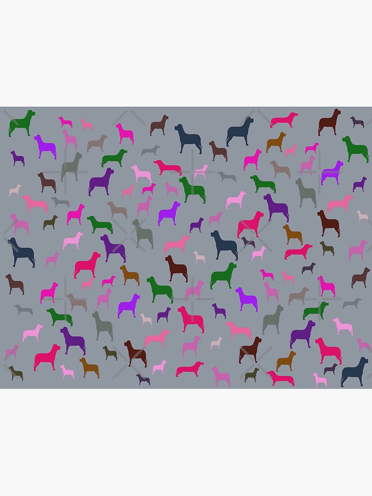 Thumbnail 3 of 3, Sticker, The Dogs designed and sold by SiobhanFraser.