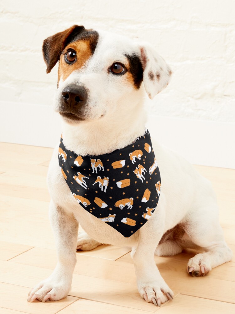 Shiba Inu and Bread Loaf Pet Bandana for Sale by Wlaurence Redbubble