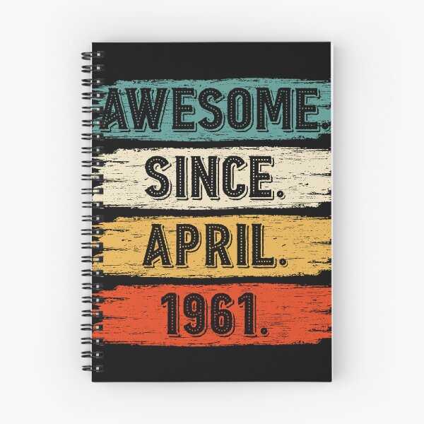 Item preview, 61 Years Old Gifts Awesome Since April 1961 61st Birthday designed and sold by MoHaCo.