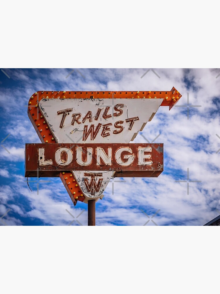 Thumbnail 3 of 3, Poster, Trails West Sign designed and sold by Enzwell.