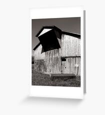 Barn with casket Greeting Card