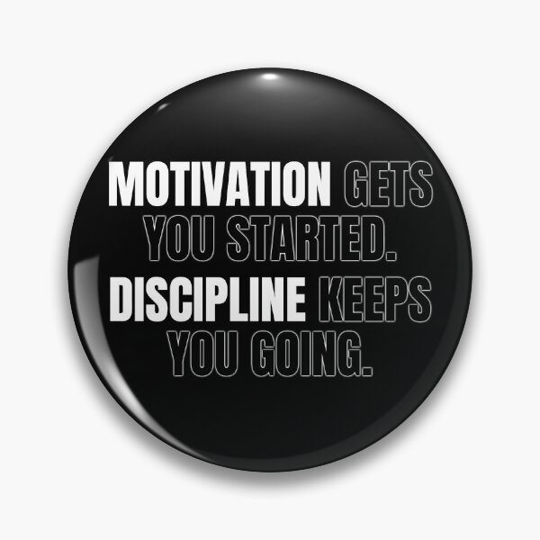 Artikelvorschau, Motivation bringt Sie zum Laufen Disziplin hält Sie am Laufen entworfen und verkauft von KingsManKind.