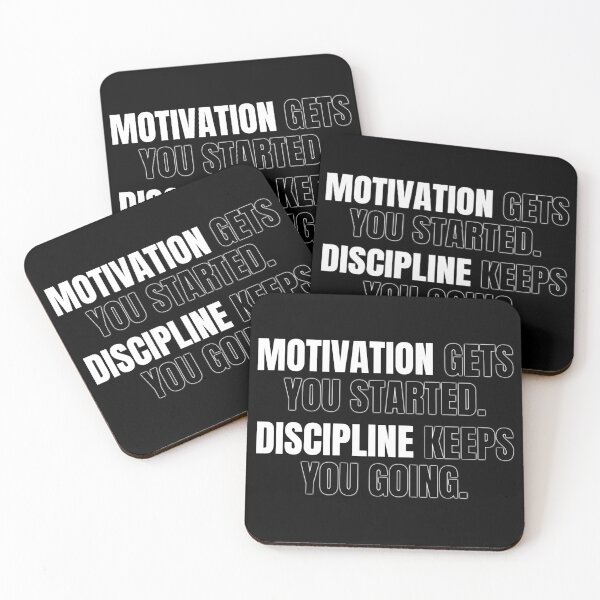 Item preview, Motivation Gets You Started Discipline Keeps You Going  designed and sold by KingsManKind.