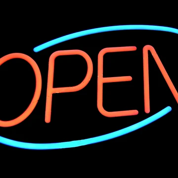 Artwork thumbnail, Neon Open Sign by RiciPaneto
