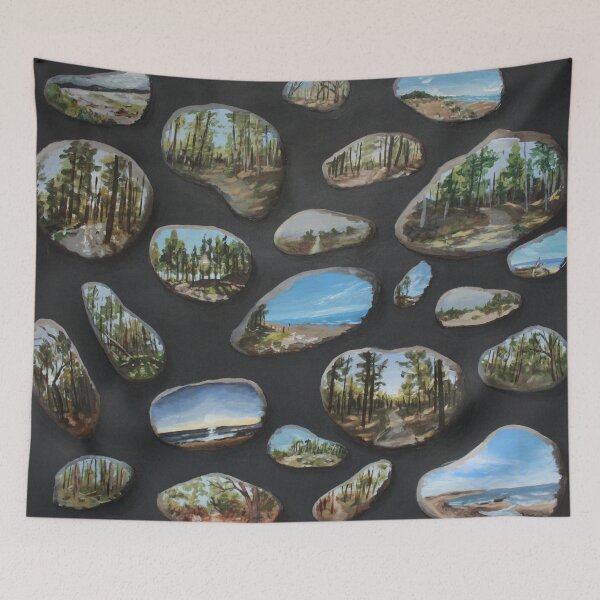 Item preview, Pebble Landscapes Painting designed and sold by Morgan Jenkins.