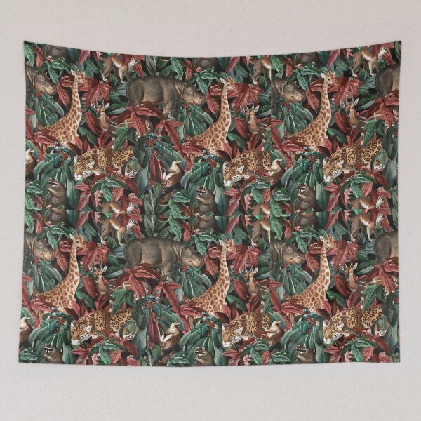 Item preview, '' Hippos Giraffes and cheetahs, designed and sold by MARYMAXMAC.
