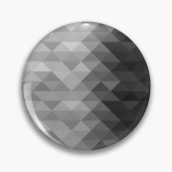Item preview, Grayscale triangle geometric squares gray black pattern  designed and sold by PLdesign.