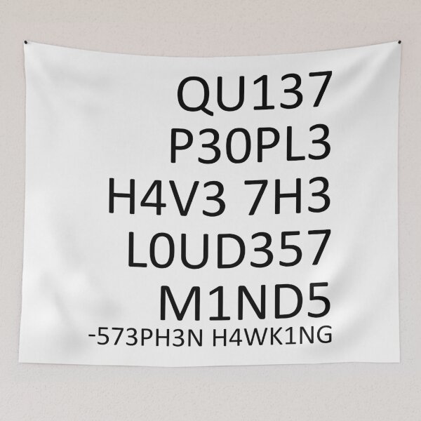 Item preview, Loudest minds... (Stephen Hawking) designed and sold by medulla9324.
