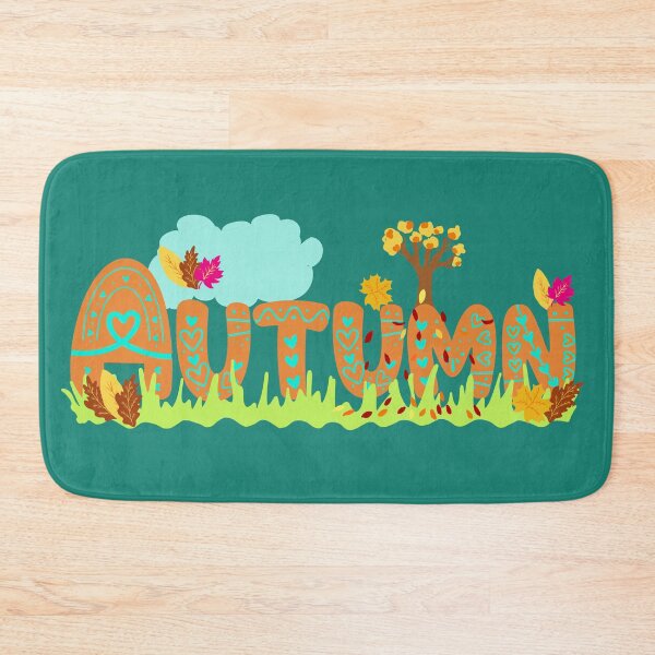 Item preview, Autumn typography/ autumn season art designed and sold by A Sweet  Fragrance Art.