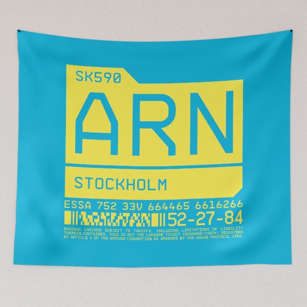 Item preview, Luggage Tag C - ARN Stockholm Sweden designed and sold by VoodooCircus.