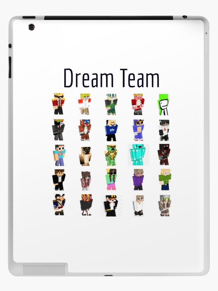 dream team minecraft skins Sticker for Sale by bestizeyy