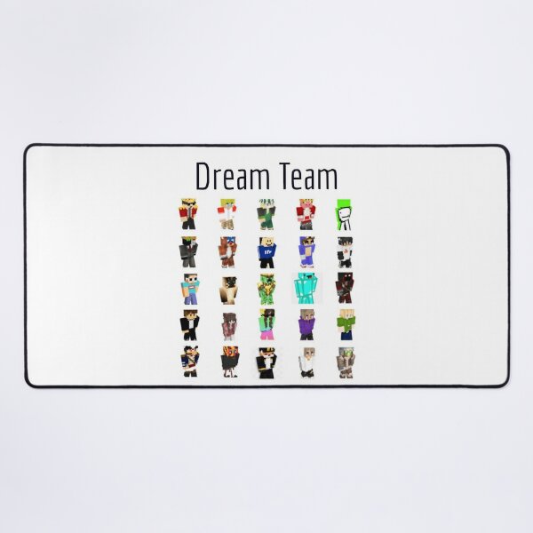 dream team minecraft skins Sticker for Sale by bestizeyy