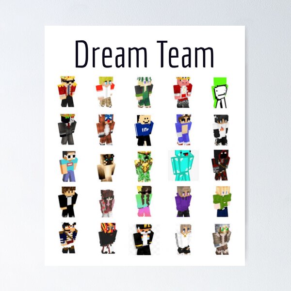 dream & sapnap  Minecraft skins aesthetic, Dream team, Dream team app