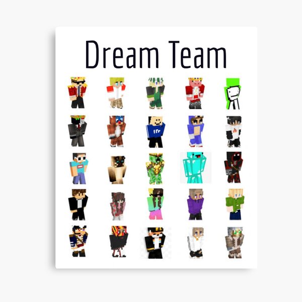 DREAM SMP Skin Print Custom Minecraft Skin Print Print 