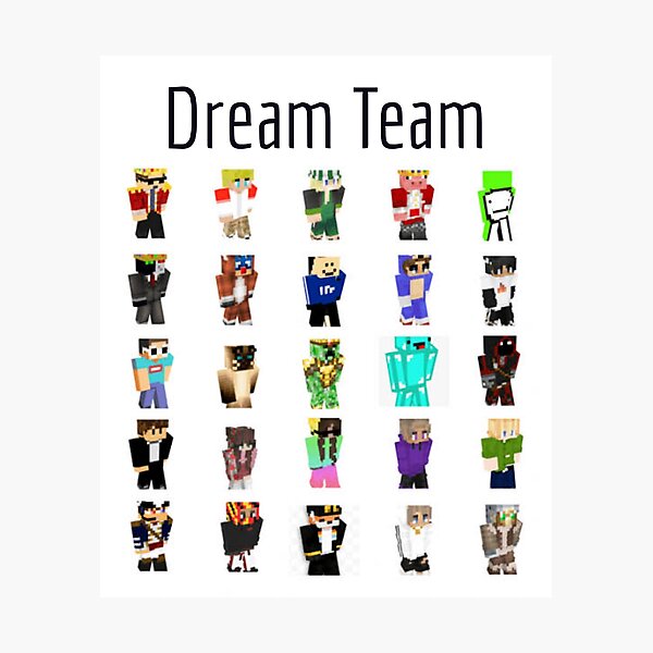 Dream mrbeast Minecraft Skins